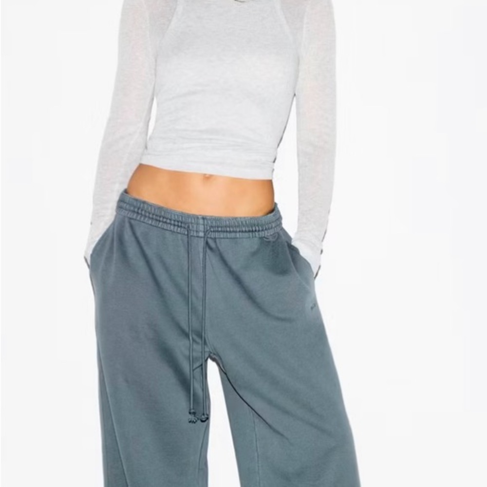 NWT SKIMS Gray Heavyweight Boyfriend Fleece Pants